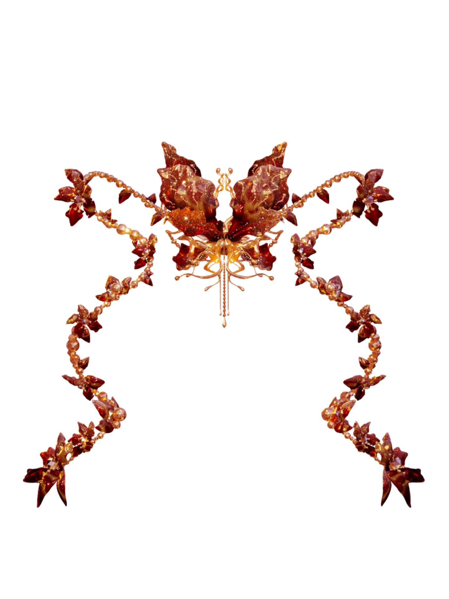 Primavera Petaled Corset Top - Scarlette